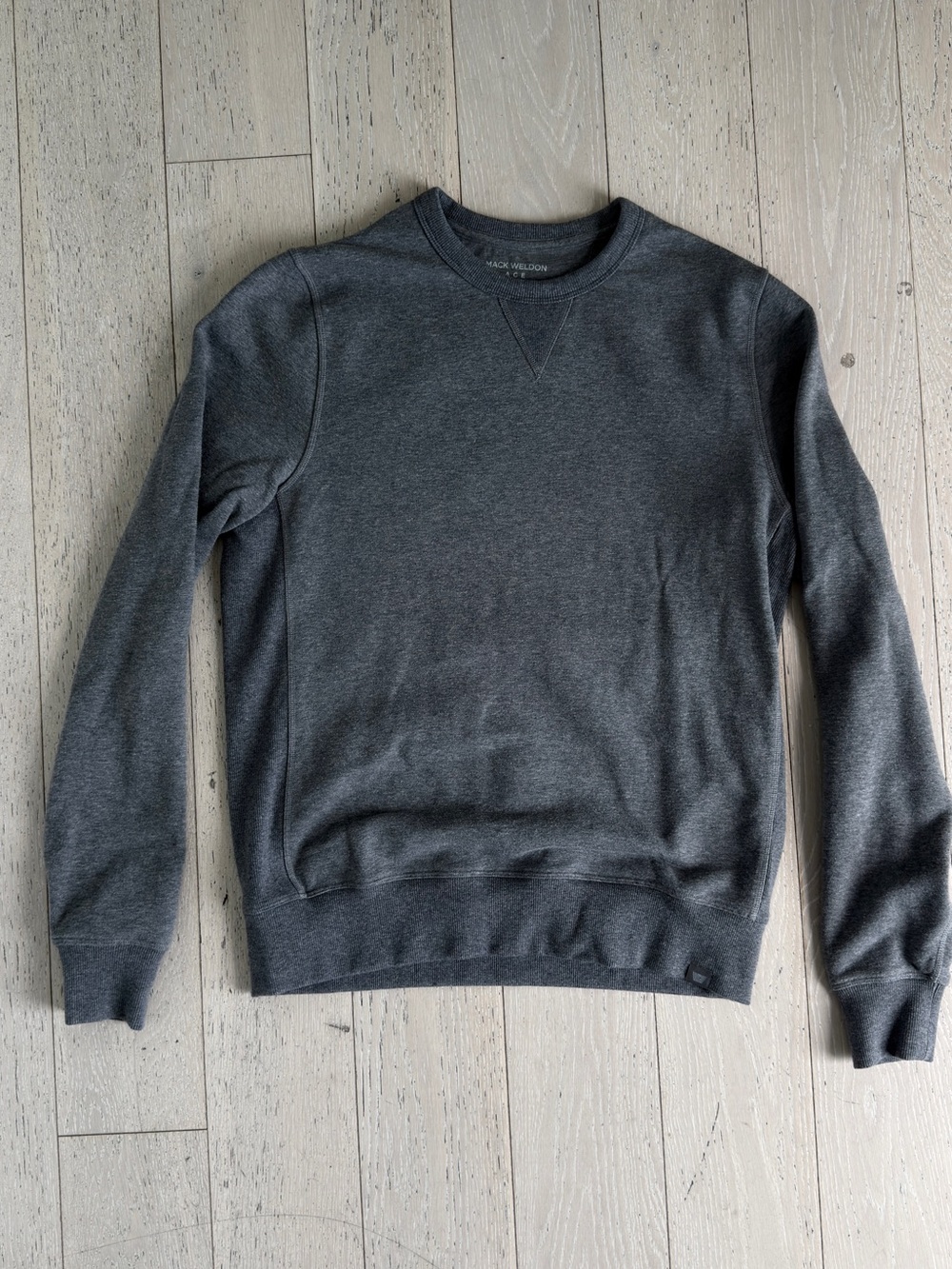 Mack Weldon Dark Gray Crewneck Sweatshirt